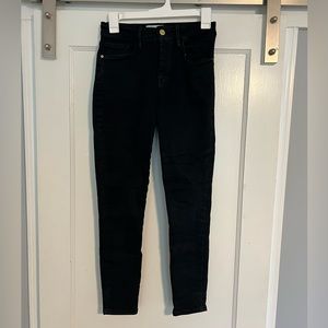 Frame high rise skinny jeans size 1